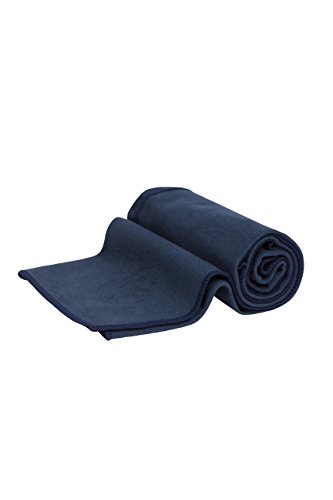 Manduka eQua Hand Towel, Travel Size, Absorbent, Quick Drying, Non-Slip for Yoga, Gym, Pilates, Outdoor Fitness, Midnight, 16″