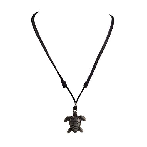 Adjustable Black Rope Cord Necklace 