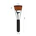 Travelmall Flat Contour Fix Brush Foundation Brush Eyeshadow Makeup Brush -1 PCS Silver and Black