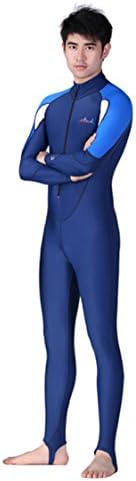 Men One Piece Rush Guard Diving Suit Dive Skin Without Hat (L)