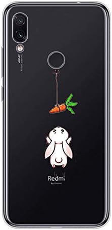 Alsoar Compatible with Xiaomi Redmi Note 7 Case Liquid Crystal Ultra Thin Transparent TPU Silicone Case Bumper Protection Soft Cute Anti-Scratch Case