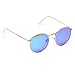 WearMe Pro - Reflective Lens Round Trendy Sunglasses