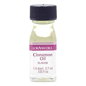 LorAnn Cinnamon Oil Super Strength Flavor, 1 dram bottle (.0125 fl oz -  3.7ml): Amazon.com: Grocery & Gourmet Food LorAnn Cinnamon Oil Super Strength Flavor, 1 dram bottle (.0125 fl oz -  3.7ml): Amazon.com: Grocery & Gourmet Food
