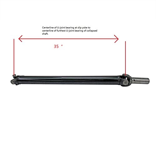 CRS N93698 New Prop shaft/Drive Shaft Assembly, Rear, for Chevy Blazer 1992-1994/ Tahoe 1992-1996, GMC Yukon 1992-1996, about 35" Long