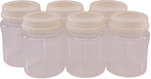 Viverity ROS-BOTTLESET Extra Bottles for Breast Pumps (Pack of 6)