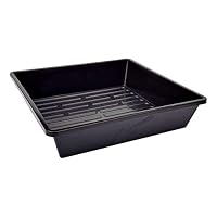 1010 Seed Tray - Extra Strength Seedling Trays (No Drain Holes) - 10" x 10", 10 Pack, for Growing Microgreens, Wheatgrass Seeds, Hydroponic Germination, Fodder System 1020 Starter by Bootstrap Farmer