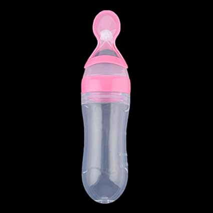 Amazon Com Topclouds Baby Silicone Squeeze Feeding Bottle With