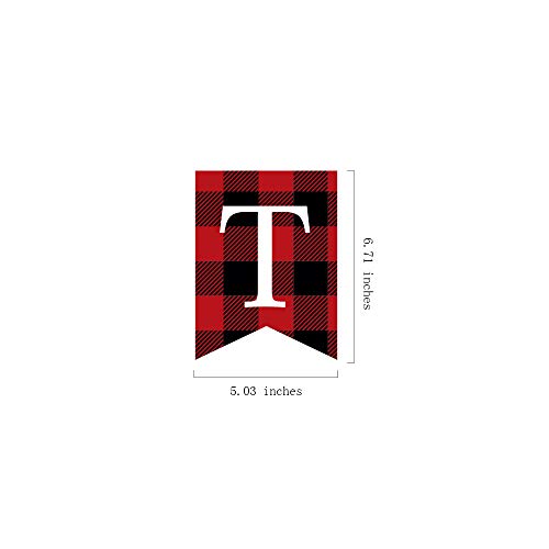 CC HOME Buffalo Plaid Baby Shower Decorations, Lumberjack Party Supplies ,Buffalo Plaid Happy Birthd - //coolthings.us