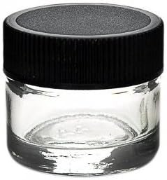10 x Glass Jars (1"x1" / 5ml) for hobby paint arts crafts oils supplies storage DIY jewelry beads gems small tiny mini minatue glitter hobbiest wholesale resale retail resell packaging