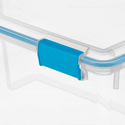 Sterilite 54 Quart Clear Plastic Stackable Storage Container Box Bin