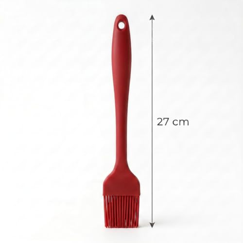Kit de Silicone Maciço Premium Grande - Não Risca Panela - Unidade ou Kit Com 6 - Cozinha Antiaderente - Alta Resistência - Escolha Unidade ou Kit Promocional (Kit 6 Peças - Vermelho)