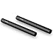 SMALLRIG 6 Inches (15 cm) Black Aluminum Alloy 15mm Rod with M12 Female Thread, Pack of 2 - 1050 primary