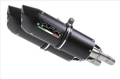 Yamaha FZ6 Exhaust 2004-2009 Slip On Dual Black Furore GPR Mufflers Homologated, DB Killer, Link Pipe