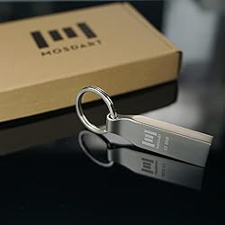 MOSDART USB 3.0 32GB Metal Flash Drive Up to 90MB/s