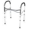 Carex Health Brands Toilet Safety Rails – Toilet Handles for Elderly and Handicap – Home Health Care Equipment Toilet…