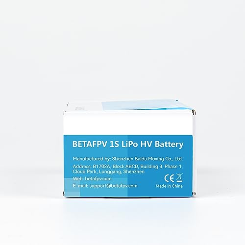 Pack De 8 Baterías Lipo 1S 300mAh 3.8V 30C/60C Con Conector BT2.0 Para Drones FPV Tiny Whoop