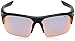 Nike Terminus M Rectangular Sunglasses, Matte Black/White, 76 mm