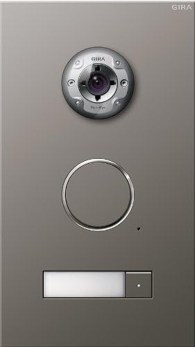 Gira 255120 Door Video Intercom Stainless Steel 1-Way by Gira