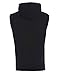 GG Men's Abel Plain Fleece Sleeveless Hoodie Gilet Sweatshirt Jacket