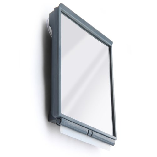 Fogless Shower Mirror with Squeegee by ToiletTree Products. Guaranteed to NEVER fog or your!
