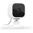 Blink Mini – Compact indoor plug-in smart security camera, 1080p HD video, night vision, motion detection, two-way audio, eas
