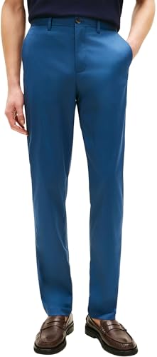 Uomo Pantaloni Chino Core Harlem Essential Twill Relaxed Fit, Blu (Blue Jean), 32W/32L