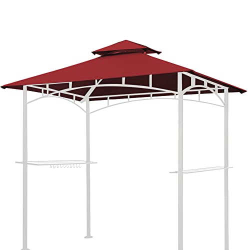 Eurmax USA High Performance Grill Gazebo Canopy Replacement Cover 5x8