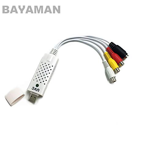 Accessories 1set UVC USB 2.0Video & Audio Card Adapter 90degree USB Cable for RC Multicopter Drones - (Color: White) - Thumbnail 2