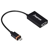 Insten 5-Pin Micro USB SlimPort/MyDP to HDMI Male to Female Adapter Connect Slimport Devices to HDTV/3D Video/PC