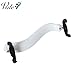 VALE Adjustable Violin Shoulder Rest with Free Violin Mute - White
