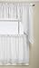 Lorraine Home Fashions Ribbon Eyelet Valance, 60 by 12-Inch, White