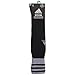 adidas Unisex Copa Zone Cushion II Soccer Sock (1-Pair), Black/Grey, 13C-4Y