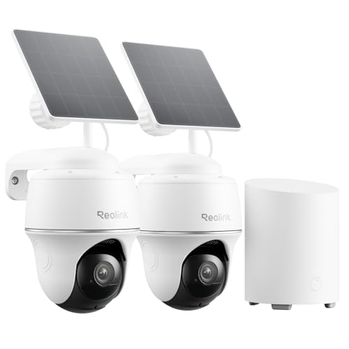 Reolink 2K Überwachungskamera Aussen Akku Solar Set mit 2,4/5 GHz WLAN