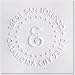 Custom Embosser Seal Hand Held Style- 44 Shiny EZ-Seal Round Decorative Personalized Custom Address Embosser