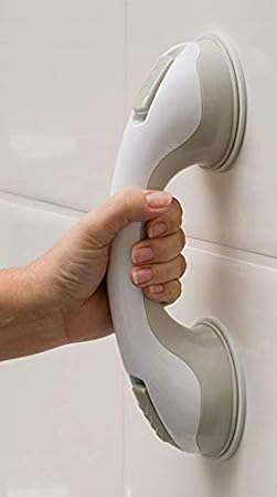 MOSHTU Suction Balance Assist Bath Grip - Helping Handle for Bathroom and Toilet for Baby Kids and Old Age Seniors