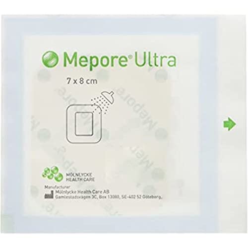 Mepore Ultra Sterile Dressings 7 x 8 cm x10 Waterproof - Wounds Tattoos 680825