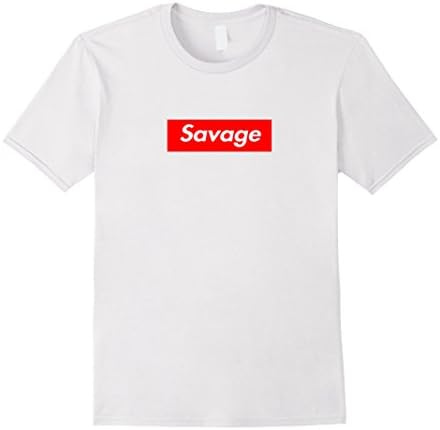 Men's 21 Savage Box T shirt Medium White