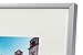 Golden State Art - 8x8 Aluminum Picture Frame - with Mat for 4x4 Photo or Without Mat for 8 x 8 Photo - Real Glass Cover - Simple and Elegant Decor for Wall Mounting - 1 Pack - Silver