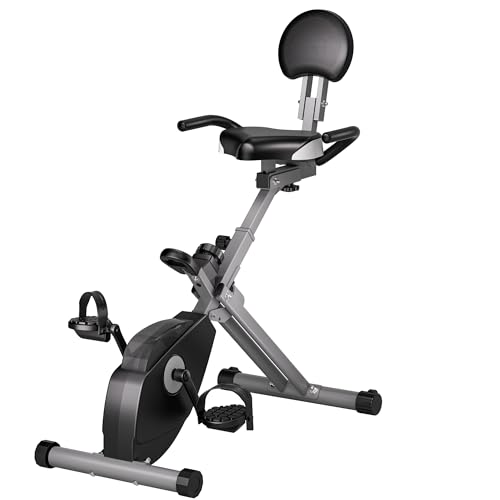 Ultrasport Seniors Recumbent Home Trainer , recumbent hometrainer with low entry height, eight resistance levels, training computer, certified according to GS, CE and EN957, comfortable padding