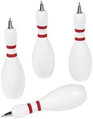 Popcandy Bowling Pin Shaped Pens New Unique (Lot Of 12 Pens)Black Ink Gifts,Party,Nice