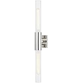 Hudson Valley Lighting Asher - 2 Light Wall Sconce-27.5 Inches Tall and 4.25 Inches Wide-Polished Nickel Finish