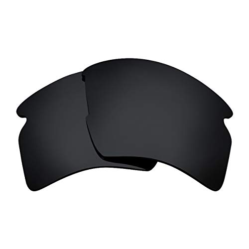 Seek Optics Replacement Lenses for Oakley FLAK 2.0 XL, Advanced Black Polarized