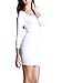 NIKIBIKI Women Seamless 3/4 Sleeve Scoop Neck Dress, One Size