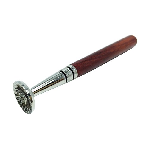 FULUSHOU 2 In 1 Club Type Tobacco Pipe Metal Pressure Bar Cleaning Tool Rosewood, Baseball Bar Type