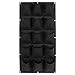 TureLaugh Upgraded 18 Pocket Hanging Vertical Garden Wall Planter for Yard Garden Home Decoration Deeper and Bigger, Flower Planter Grow Bag Hang Pouch (Black)thumb 1