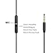 BYZ In-Ear Earbuds Sports Headphones Wired Earphones with Microphone Black