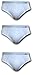 Joseph Abboud Men’s 3 Pack Hip Briefs (White, L ( 36-38))