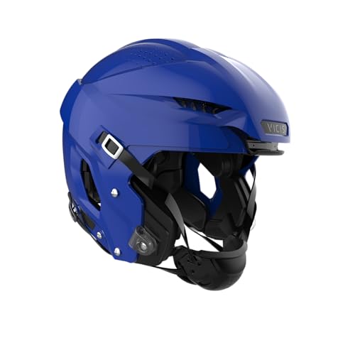ZERO2 Trench Helmet – No Facemask Attached, Large, Molded Gloss True Royal Blue