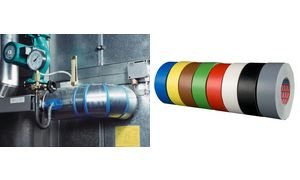 Tesa 04651 00010 Fabric Tape 4651 Premium, 25 mm x 25 m Black