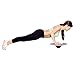 Balance Board, Sportneer Wooden Wobble Boards for Exercise, Gym, Stability Training, Physical Therapy, Rehab, 15.7'' Diameter, Black